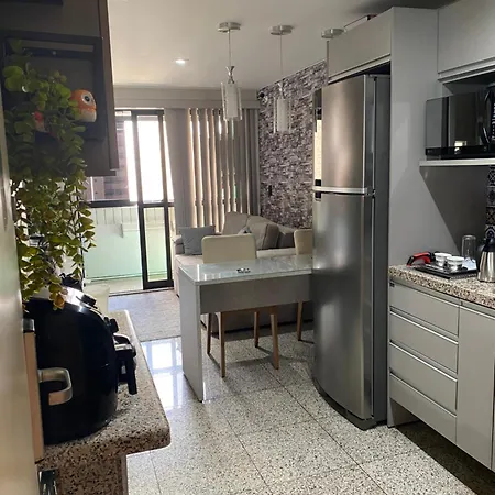 Flat Mobiliado Na Beira Mar